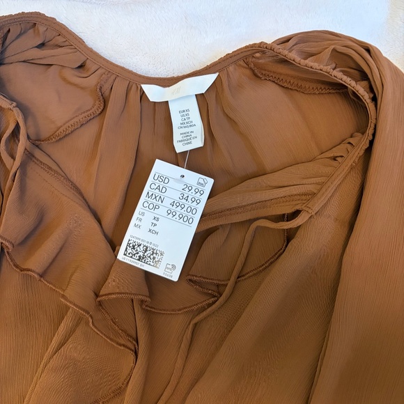 XS/S Blouse + Top Bundle - 10 Pieces (Zara, Target, Aerie, NWT!) - Picture 6 of 15